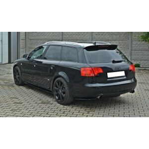 Maxton Design Seitenschweller Ansatz für Audi S4 / A4 / A4 S-Line B6 / B7  schwarz Hochglanz