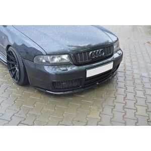 Maxton Design Front Ansatz für AUDI S4 B5 schwarz Hochglanz