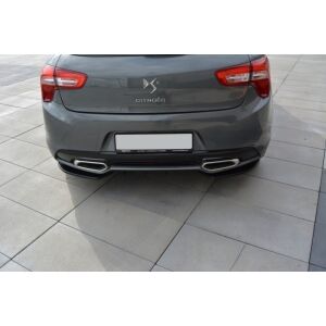 Maxton Design Heck Ansatz Flaps Diffusor für CITROEN DS5 FACELIFT, PREFACE schwarz Hochglanz