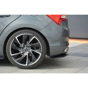 Maxton Design Heck Ansatz Flaps Diffusor für CITROEN DS5 FACELIFT, PREFACE schwarz Hochglanz