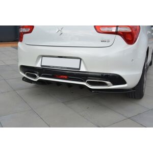 Maxton Design Heck Ansatz Flaps Diffusor für CITROEN DS5 FACELIFT, PREFACE schwarz Hochglanz