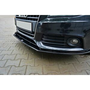 Maxton Design Front Diffuser V.2 / V2 Audi A4 B8 schwarz Hochglanz