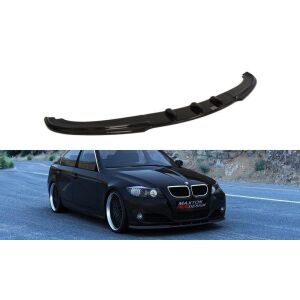 Maxton Design Front Ansatz V.1 / V1 für BMW 3er E90 / E91 Facelift schwarz Hochglanz