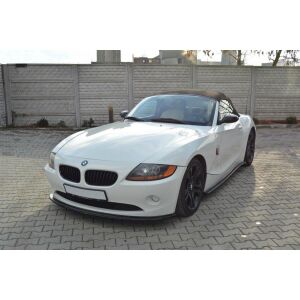 Maxton Design Front Ansatz für V.2 / V2 BMW Z4 E85 vor Facelift schwarz Hochglanz