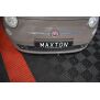 Maxton Design Front Ansatz V.1 / V1 für FIAT 500 HATCHBACK vor Facelift schwarz Hochglanz