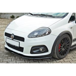 Maxton Design Front Ansatz V.2 / V2 für FIAT GRANDE PUNTO ABARTH schwarz Hochglanz