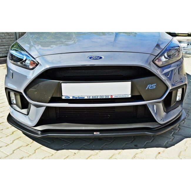 Maxton Design Front Ansatz V.4 / V4 für Ford Focus RS Mk3 schwarz Hochglanz