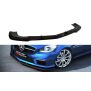 Maxton Design Front Ansatz für MERCEDES SLK R172 STANDARD/AMG schwarz Hochglanz