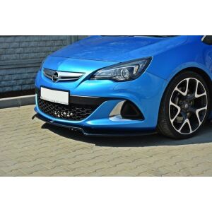 Maxton Design Front Ansatz für OPEL ASTRA J OPC / VXR V.2 / V2 schwarz Hochglanz