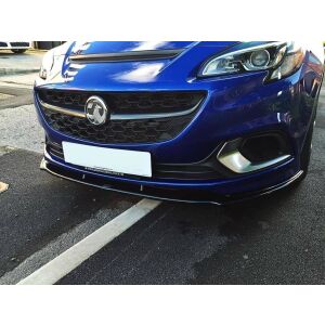 Maxton Design Front Ansatz für OPEL CORSA E OPC / VXR schwarz Hochglanz