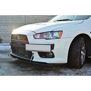 Maxton Design Racing Front Ansatz V.2 / V2 für Mitsubishi Lancer Evo X