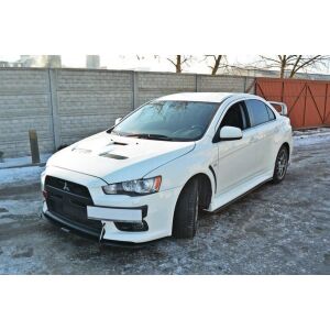 Maxton Design Racing Front Ansatz V.2 / V2 für Mitsubishi Lancer Evo X