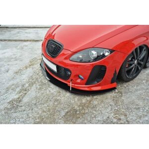 Maxton Design Racing Front Ansatz V.2 / V2 für SEAT LEON MK2 MS DESIGN