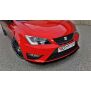 Maxton Design Front Ansatz für SEAT IBIZA IV CUPRA (6J) Facelift schwarz Hochglanz