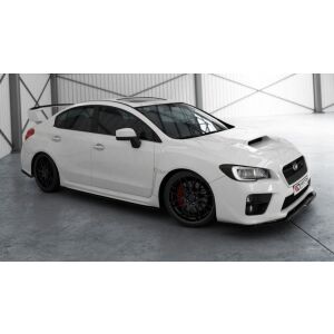 Maxton Design Front Ansatz für V.2 / V2 SUBARU WRX STI schwarz Hochglanz