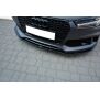 Maxton Design Front Ansatz V.1 / V1 für Audi RS7 Facelift schwarz Hochglanz