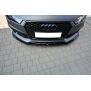 Maxton Design Front Ansatz V.1 / V1 für Audi RS7 Facelift schwarz Hochglanz