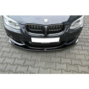 Maxton Design Front Ansatz V.1 / V1 für BMW 3er E92 M Paket FACELIFT schwarz Hochglanz