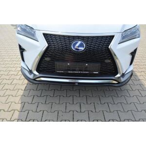 Maxton Design Front Ansatz V.1 / V1 für Lexus RX Mk4 F-Sport schwarz Hochglanz