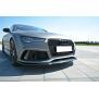 Maxton Design Front Ansatz V.2 / V2 für Audi RS7 Facelift schwarz Hochglanz