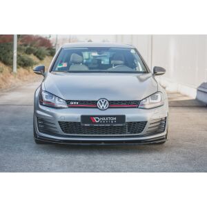 Maxton Design Front Ansatz V.1 / V1 für VW Golf 7 GTI  schwarz Hochglanz