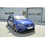 Maxton Design Front Ansatz V.2 / V2 für VW Golf 7 R / R-Line Facelift schwarz Hochglanz