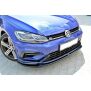 Maxton Design Front Ansatz V.3 / V3 für VW Golf 7 R / R-Line Facelift schwarz Hochglanz