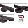 Maxton Design Heckdiffusor Ansatz für POLO MK5 GTI Facelift schwarz Hochglanz