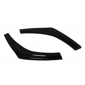 Maxton Design Heck Ansatz Flaps Diffusor für BMW 1er F20/F21 M-Power Facelift schwarz Hochglanz