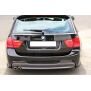 Maxton Design Heck Ansatz Flaps Diffusor für BMW 3er E91 M Paket FACELIFT schwarz Hochglanz