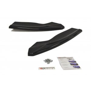 Maxton Design Heck Ansatz Flaps Diffusor V.2 / V2 für Ford Focus ST Mk2 FL schwarz Hochglanz