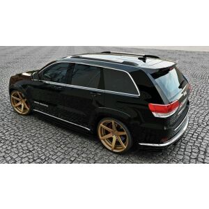 Maxton Design Heck Ansatz Flaps Diffusor für Jeep Grand Cherokee WK2 Summit Facelift schwarz Hochglanz