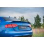 Maxton Design Spoiler CAP für Audi A4 / A4 S-Line B8 / B8 FL Limousine schwarz Hochglanz