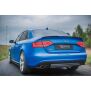 Maxton Design Spoiler CAP für Audi A4 / A4 S-Line B8 / B8 FL Limousine schwarz Hochglanz