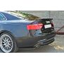 Maxton Design Spoiler CAP für Audi S5 / A5 / A5 S-Line 8T / 8T FL Coupe schwarz Hochglanz