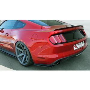 Maxton Design Spoiler CAP für Ford Mustang / Mustang GT Mk6 schwarz Hochglanz