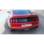 Maxton Design Spoiler CAP für Ford Mustang / Mustang GT Mk6 schwarz Hochglanz