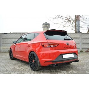 Maxton Design Spoiler CAP für SEAT LEON III CUPRA schwarz Hochglanz