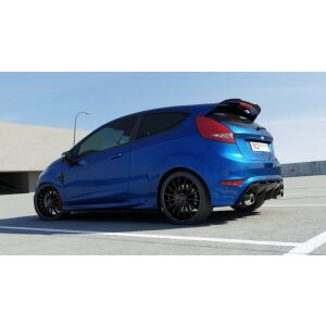 Maxton Design Spoiler CAP für Ford Fiesta ST-Line Mk7 schwarz Hochglanz