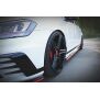 Maxton Design Seitenschweller Ansatz für VW GOLF Mk7 GTI CLUBSPORT schwarz Hochglanz