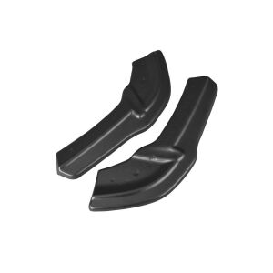 Maxton Design Heck Ansatz Flaps Diffusor für Mercedes A W176 AMG Facelift schwarz Hochglanz