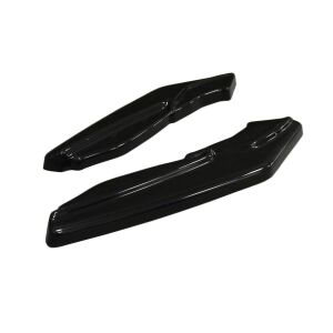 Maxton Design Heck Ansatz Flaps Diffusor für Renault Laguna mk 3 Coupe schwarz Hochglanz