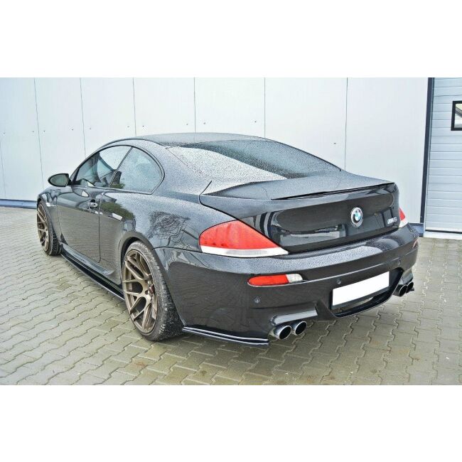 Maxton Design Spoiler CAP für BMW M6 E63 schwarz Hochglanz