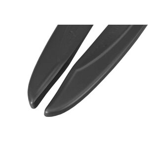 Maxton Design Heck Ansatz Flaps Diffusor für Mercedes CLA A45 AMG C117 Facelift schwarz Hochglanz