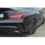 Maxton Design Heck Ansatz Flaps Diffusor für Mercedes CLA A45 AMG C117 Facelift schwarz Hochglanz