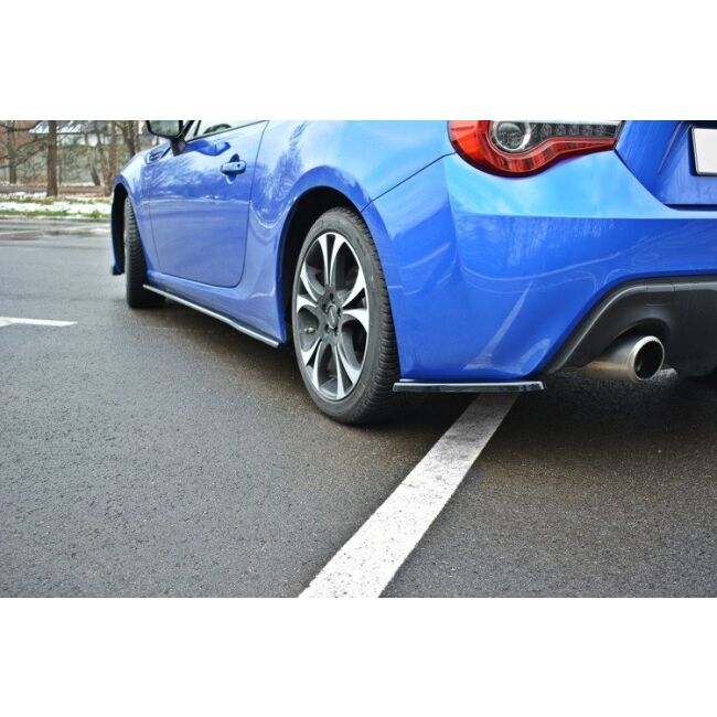 Maxton Design Heck Ansatz Flaps Diffusor V.1 / V1 für SUBARU BRZ FACELIFT  schwarz Hochglanz