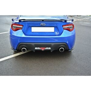 Maxton Design Heck Ansatz Flaps Diffusor V.1 / V1 für SUBARU BRZ FACELIFT  schwarz Hochglanz