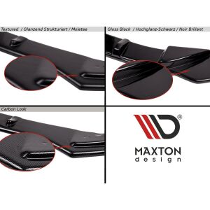 Maxton Design Heckscheiben Spoiler für SUBARU BRZ/ TOYOTA GT86 FACELIFT  schwarz Hochglanz