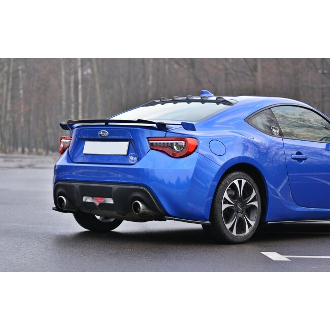 Maxton Design Spoiler CAP V.2 / V2 für SUBARU BRZ/ TOYOTA GT86 FACELIFT   schwarz Hochglanz