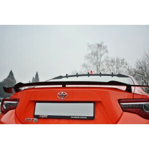 Maxton Design Spoiler CAP V.2 / V2 für SUBARU BRZ/ TOYOTA GT86 FACELIFT   schwarz Hochglanz